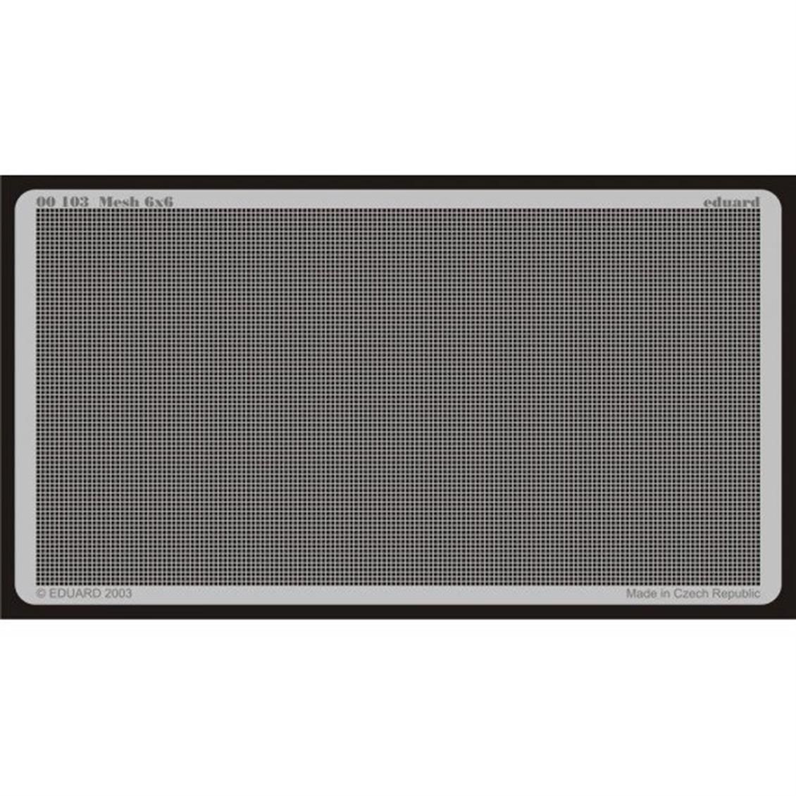 EDUARD 00103 Mesh 6x6 Maket Detay Seti
