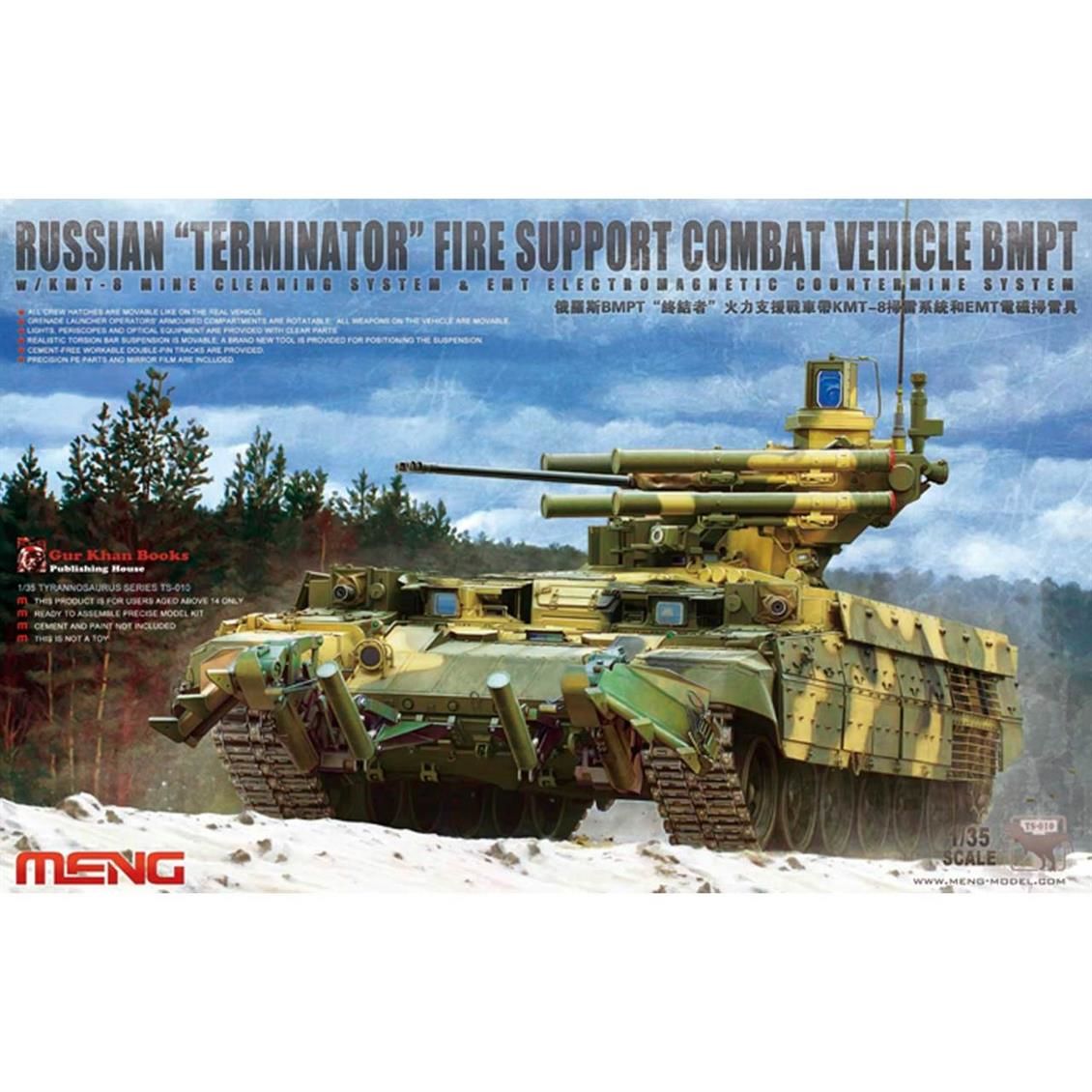 TS010 1/35  RUSSİAN TERMİNATOR FİRE SUPPORT COMBAT