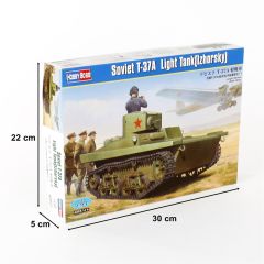 HobbyBoss 83821 1/35 Sovyet T-37A Hafif Tankı (Izhorsky) Demonte Plastik Maketi