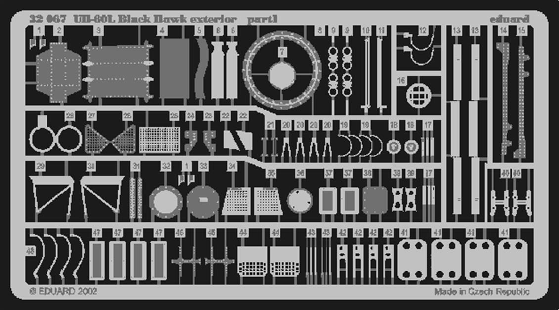 EDUARD 32067 1/35 UH-60L exterior FOR ACADEMY Make
