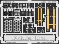 EDUARD 32547 1/32 Fokker Dr.I FOR RODEN Maket Deta