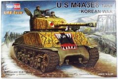 HobbyBoss 84804 1/48 M4A3E8 Tankı Demonte Plastik Maketi