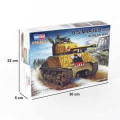 HobbyBoss 84804 1/48 M4A3E8 Tankı Demonte Plastik Maketi