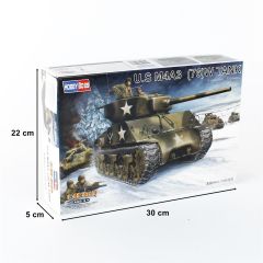 HobbyBoss 84805 1/48 M4A3 (76W) Tankı Demonte Plastik Maketi