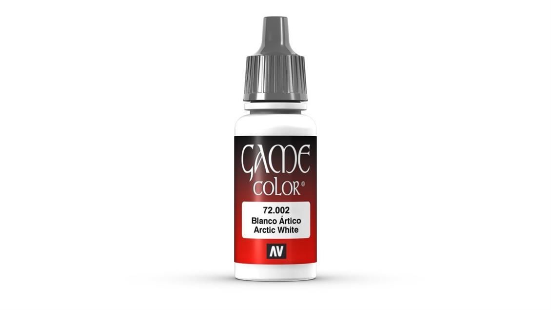 Vallejo 72002 17 ml. Arctic White, Game Color Serisi Model Boyası