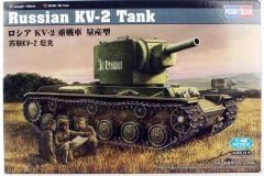 HobbyBoss 84816 1/48 Rus KV-2 Tankı Demonte Plastik Maketi