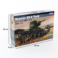 HobbyBoss 84816 1/48 Rus KV-2 Tankı Demonte Plastik Maketi