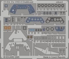 EDUARD 33004 1/32 Fw 190D-9 dashboard FOR HASEGAWA
