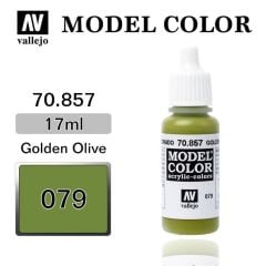 Vallejo 70857 17 ml. (79) Golden Olive-Matt, Model Color Serisi Model Boyası