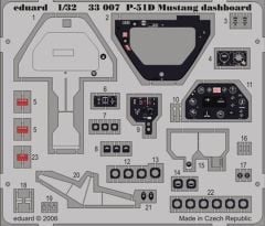 EDUARD 33007 1/32 P-51D dashboard FOR HASEGAWA Mak