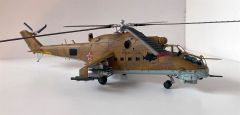 HobbyBoss 87220 1/72 Mi-24V  Hind-E Helikopteri Demonte Plastik Maketi
