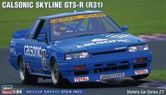 Hasegawa HC27 21127 1/24 Ölçek Calsonic Skyline GTS-R R31 Otomobil Plastik Model Kiti