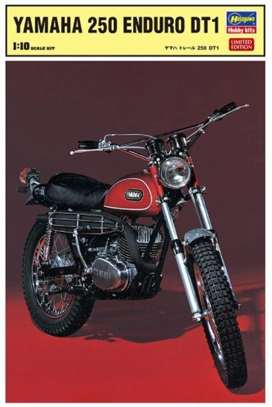 Hasegawa 52171 1/10 Ölçek Yamaha 250 Enduro DT1 Motosiklet Plastik Model Kiti