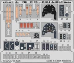 EDUARD 49324 1/48 Ju 87G-2 Stuka FOR HASEGAWA Make