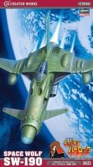 Hasegawa CW01 64501 1/72 Ölçek Space Wolf SW-190 Uzay Aracı Bilim Kurgu Plastik Model Kiti