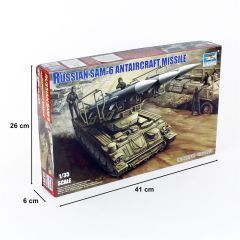 Trumpeter 00361 1/35 Rus SAM-6 Uçaksavar Füzesi Demonte Plastik Maketi