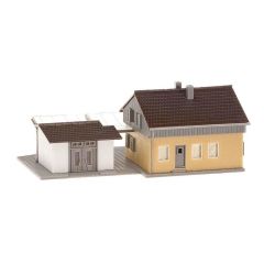 Faller 282706 1/220 Blumendorf İstasyonu  Demonte Plastik Maketi
