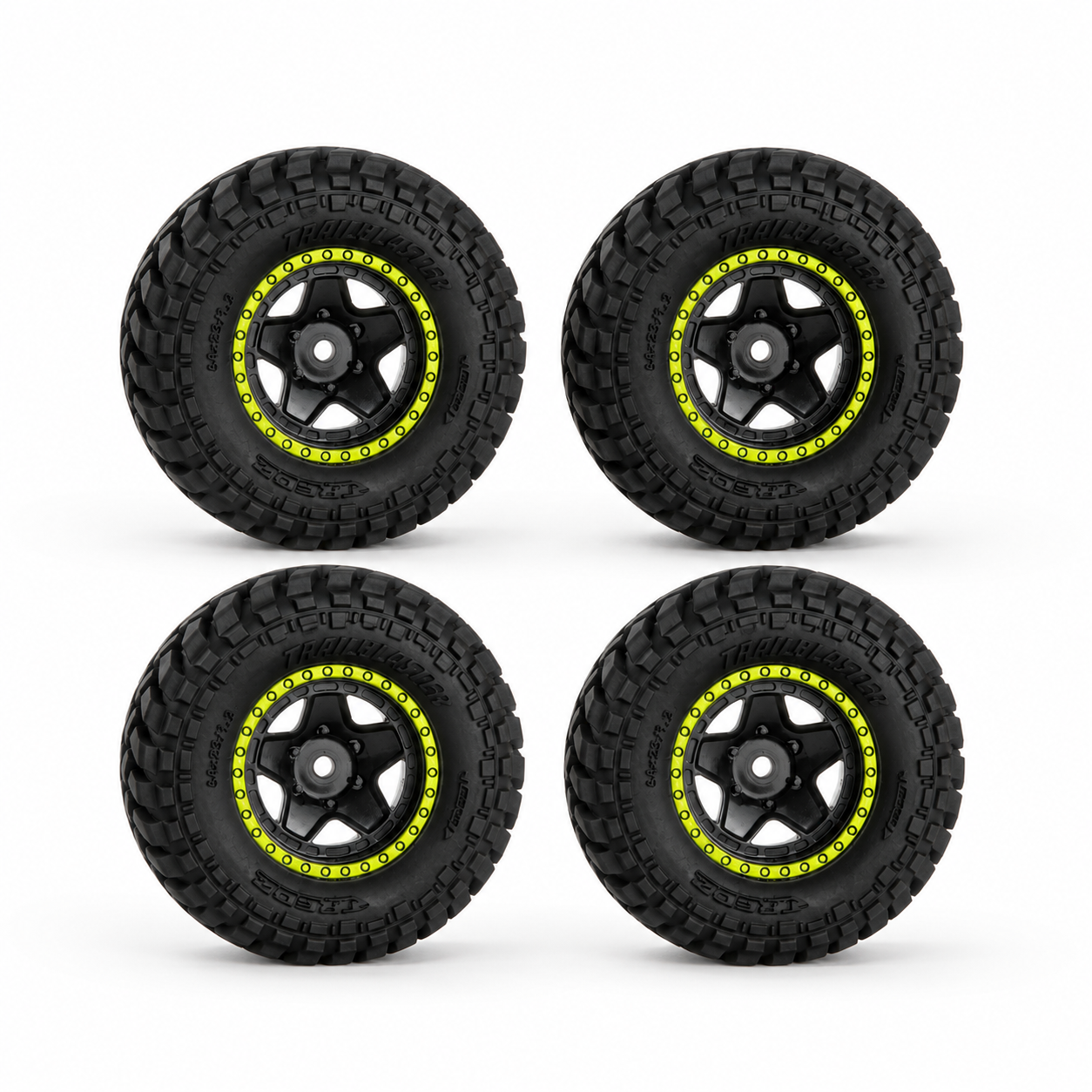 Tredz Trailblaster Tire 64x23mm/1.2in / CL-5 Beadlock Wheel (4pcs)