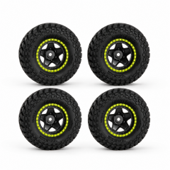 Tredz Trailblaster Tire 64x23mm/1.2in / CL-5 Beadlock Wheel (4pcs)