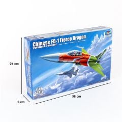 Trumpeter 02815 1/48 Chinese FC-1 Fierce Dragon Savaş Uçağı Demonte Plastik Maketi