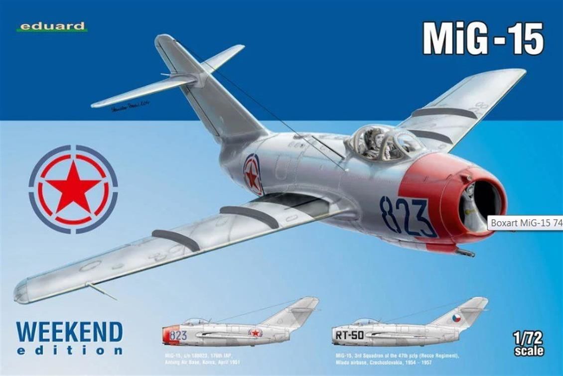 EDUARD 7423 1/72 MiG-15 Uçak Maketi