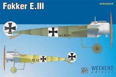EDUARD 7444 1/72 Fokker E.III  Uçak Maketi