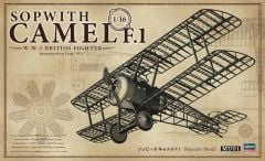 Hasegawa MU01 50031 1/16 Ölçek Sopwith Camel F.1 Uçak Plastik Model Kiti