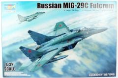 Trumpeter 03224 1/32 MIG-29C Fulcrum Savaş Uçağı Demonte Plastik Maketi