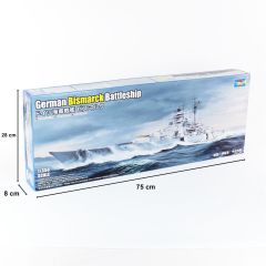 Trumpeter 05358 1/350 Alman Bismarck Savaş Gemisi Demonte Plastik Maketi