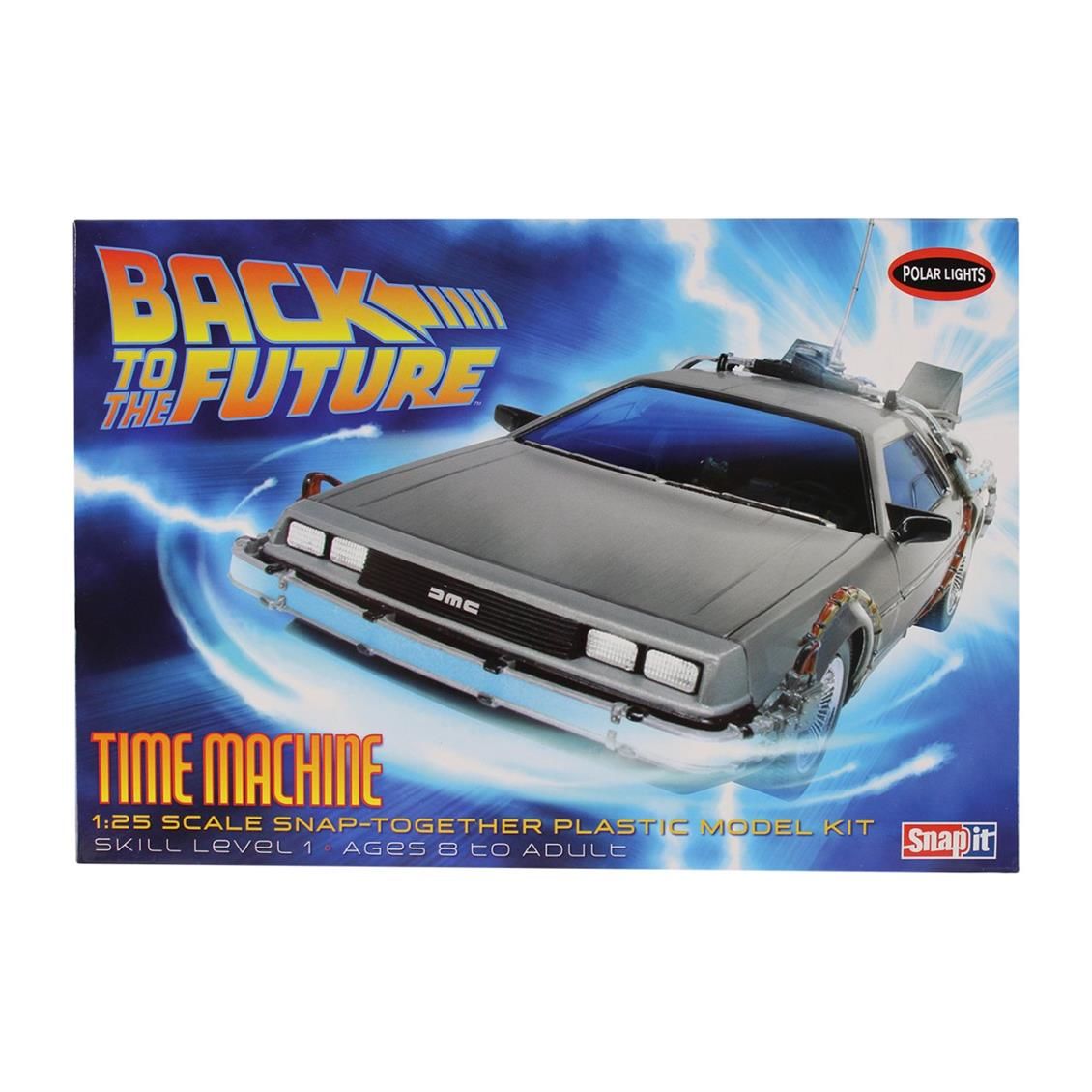 Polar Lights 911 1/25 Back to the Future Time Machine Araba Demonte Plastik Maketi