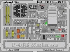 EDUARD FE314 1/48 P-40E FOR HASEGAWA Maket Detay S