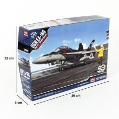Academy 12560 1/72 EA-18G VAQ-141 (Shadowhawks) Savaş Uçağı Demonte Plastik Maketi