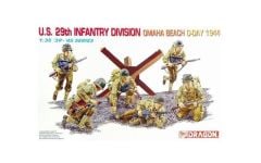 Dragon 6211 1/35 ABD 29. Piyade Tümeni Asker Figür Maket Seti Omaha Sahili D-Day 1944