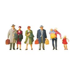 Preiser 10511 1/87 Ölçek gehende reisende Figürleri