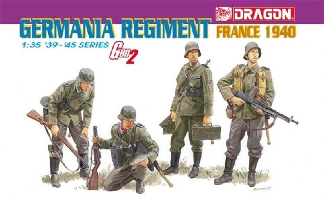 6281 1/35 GERMANIA REGIMENT - FRANCE 1940