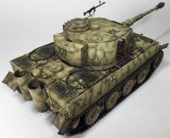 AFV Club AF35S25 1/35 TIGER I, Geç Dönem Tankı Demonte Plastik Maketi