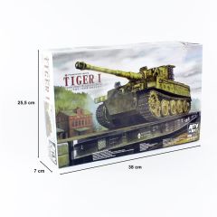 AFV Club AF35S25 1/35 TIGER I, Geç Dönem Tankı Demonte Plastik Maketi