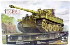 AFV Club AF35S25 1/35 TIGER I, Geç Dönem Tankı Demonte Plastik Maketi