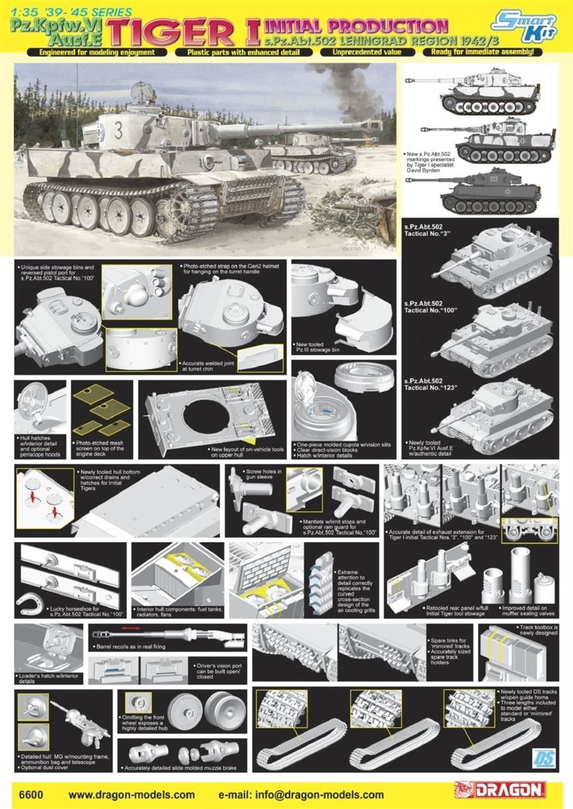Pz.Kpfw.VI Ausf.E Tiger I Initial Production s.Pz.Abt.502 Leningrad