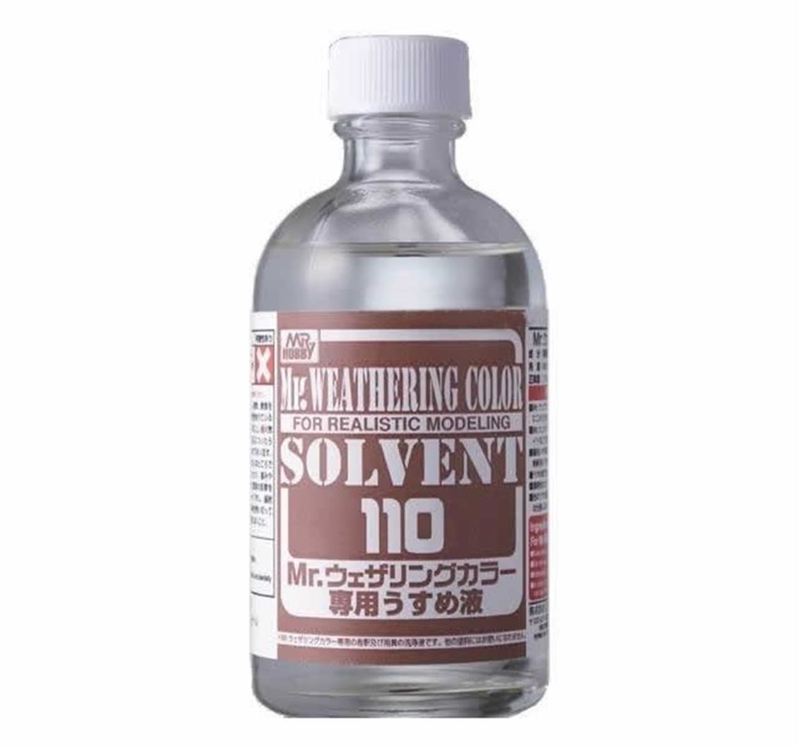 Gunze WCT101 110 ml. Eskitme Maket Boyaları için Tiner
