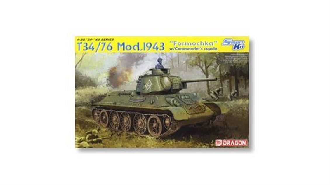 6603 1/35 T-34/76 MOD. 1943 FORMOCHKA