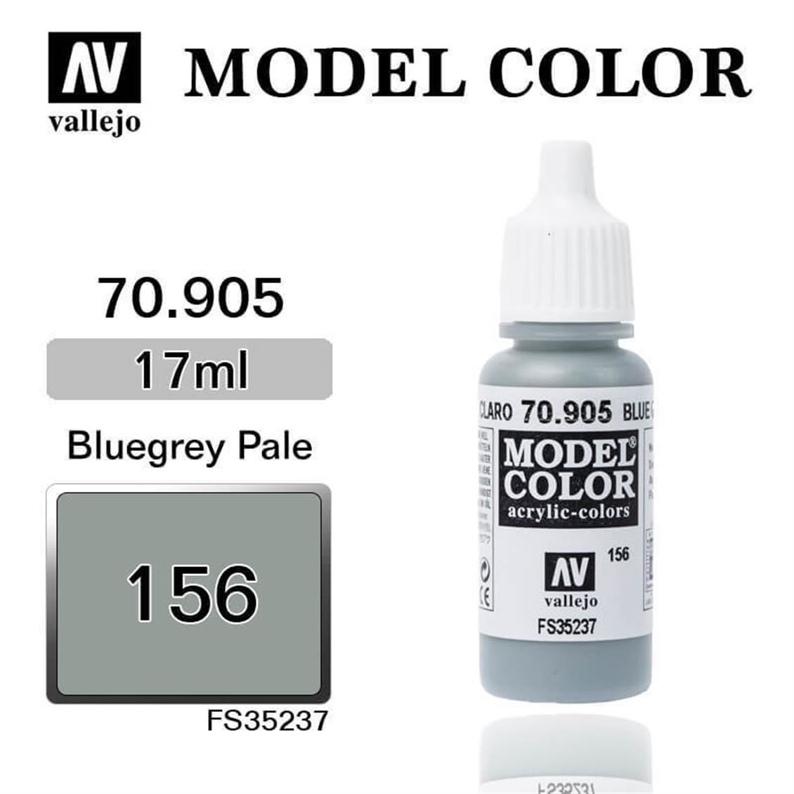 Vallejo 70905 17 ml. (156) Blue Grey Pale-Matt, Model Color Serisi Model Boyası