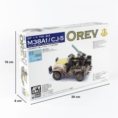 AFV Club AF35S97 1/35 IDF 1/4 TON 4x4 M38A1/CJ05 Tank Savarlı Jeep Demonte Plastik Maketi