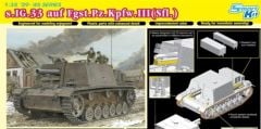 Dragon 6713 1/35 Ölçek s.IG.33 auf Fgst.Pz.Kpfw.III(Sfl.) Zırhlı Topçu Bataryası Plastik Model Kiti