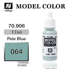 Vallejo 70906 17 ml. (64) Pale Blue-Matt, Model Color Serisi Model Boyası