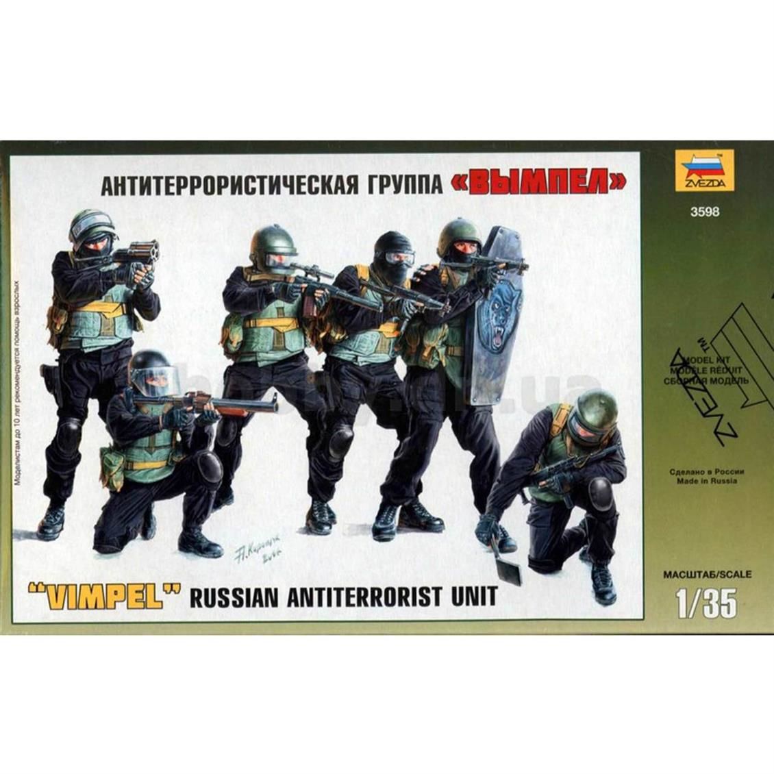 3598 1/35 RUS ANTİ-TERÖRİST TİMİ VİMPEL