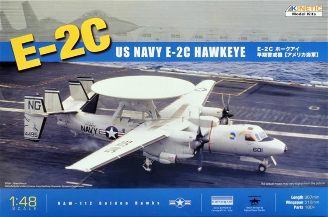 48013 1/48 E-2C US NAVY HAWKEYE - VAW-112 GOLDEN H