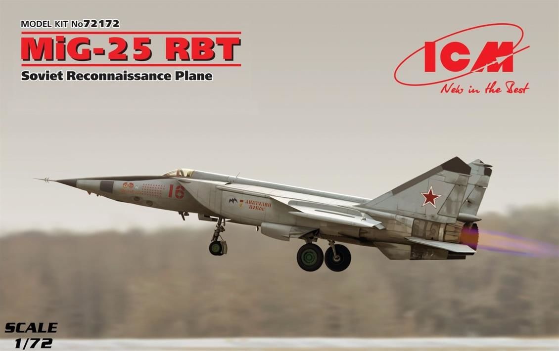72172 MiG-25 RBT, Soviet Reconnaissance Plane (100