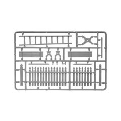 35556 1/35 SHED WITH WOODEN FENCE