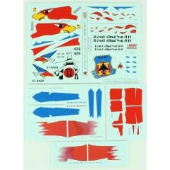 Babibi PB72001 1/72 Jasdf F4-EJ Son Samuray Beyaz Phantom, Dekal Çıkartma